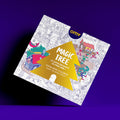 Spalvinimo plakatas. Magic Tree