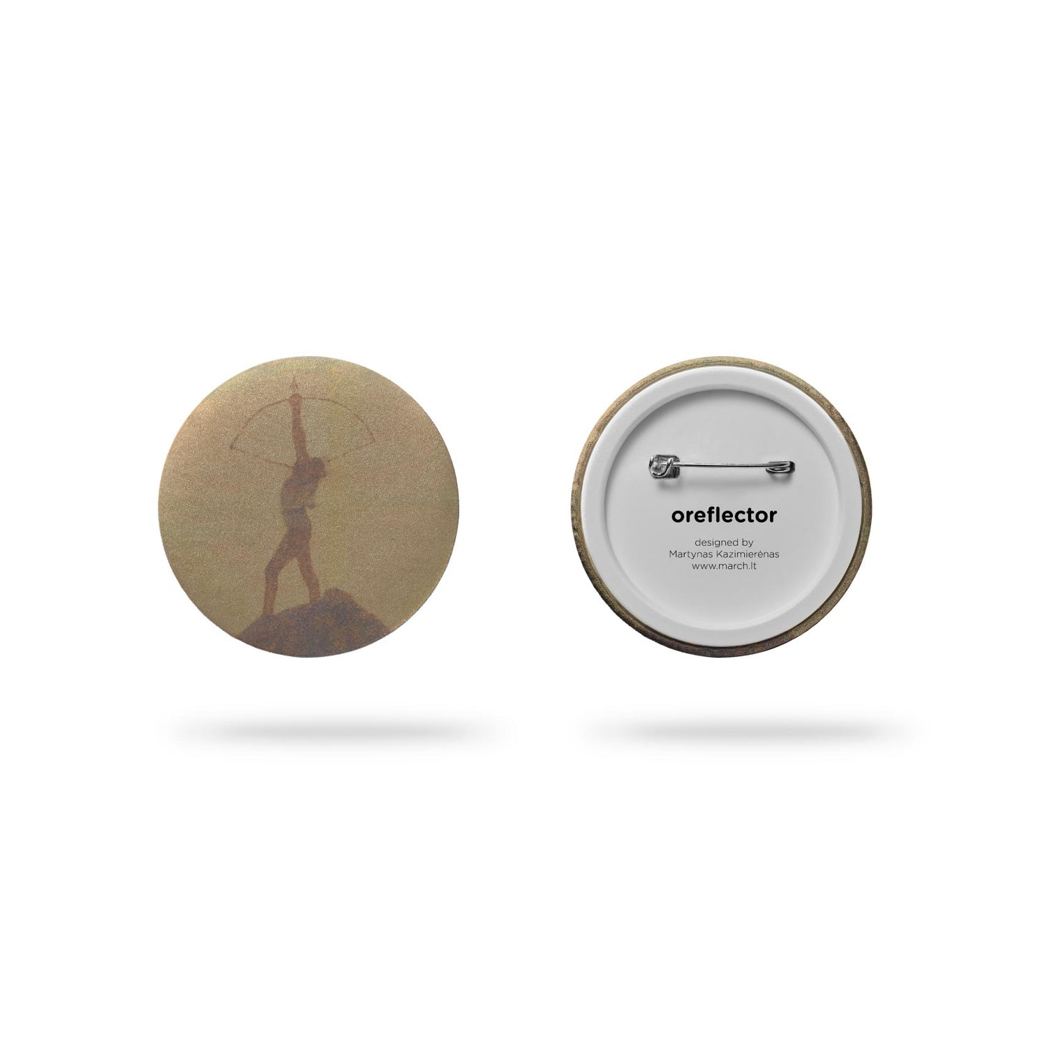 Ženkliukas. Reflective Badge [MKČ Šaulys]