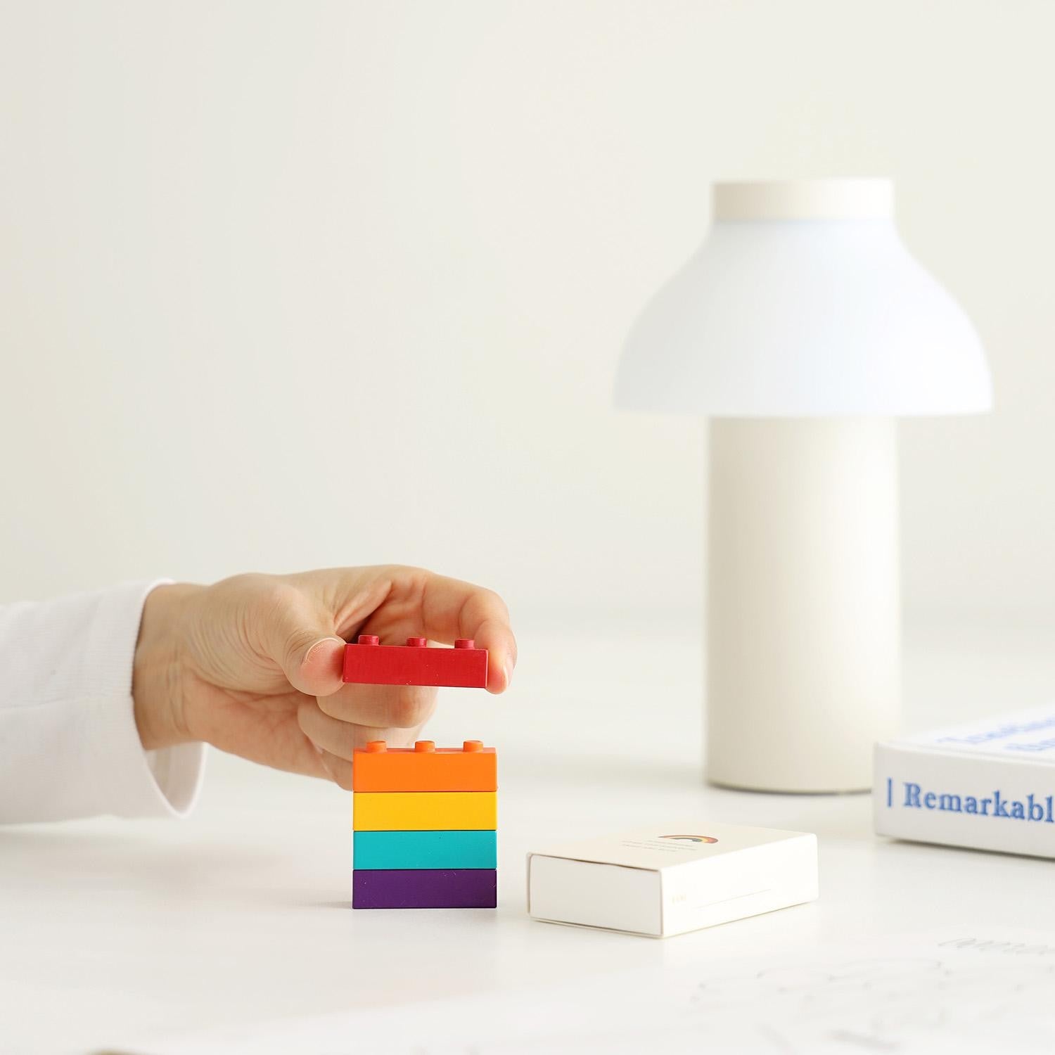 Vaškinės kreidelės. Crayon Block [Rainbow