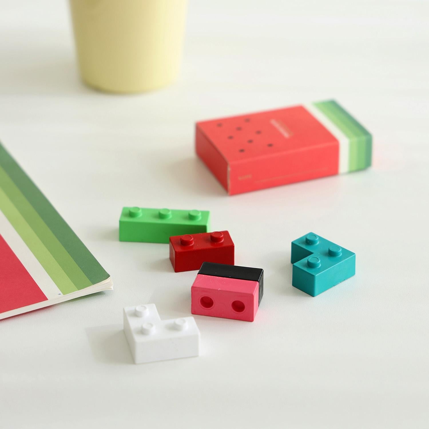 Vaškinės kreidelės. Crayon Block [Watermelon]