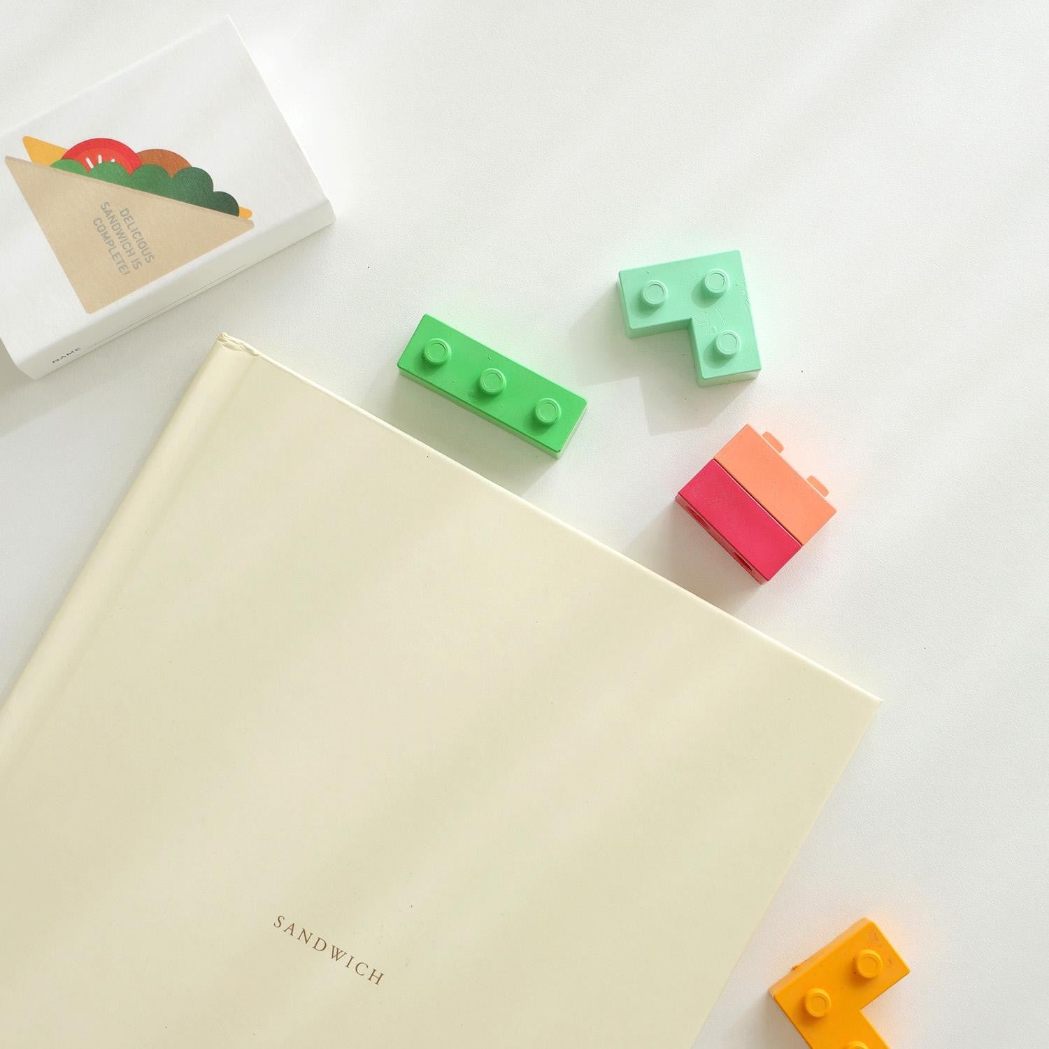 Vaškinės kreidelės. Crayon Block [Sandwich]