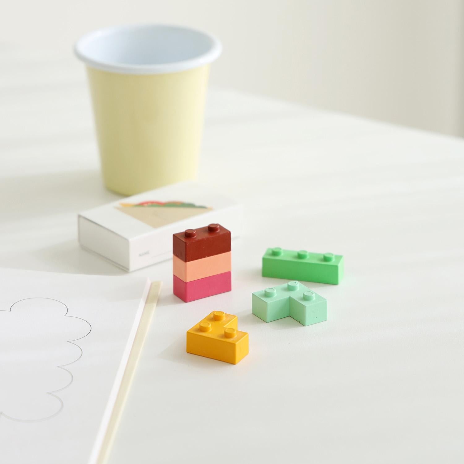 Vaškinės kreidelės. Crayon Block [Sandwich]