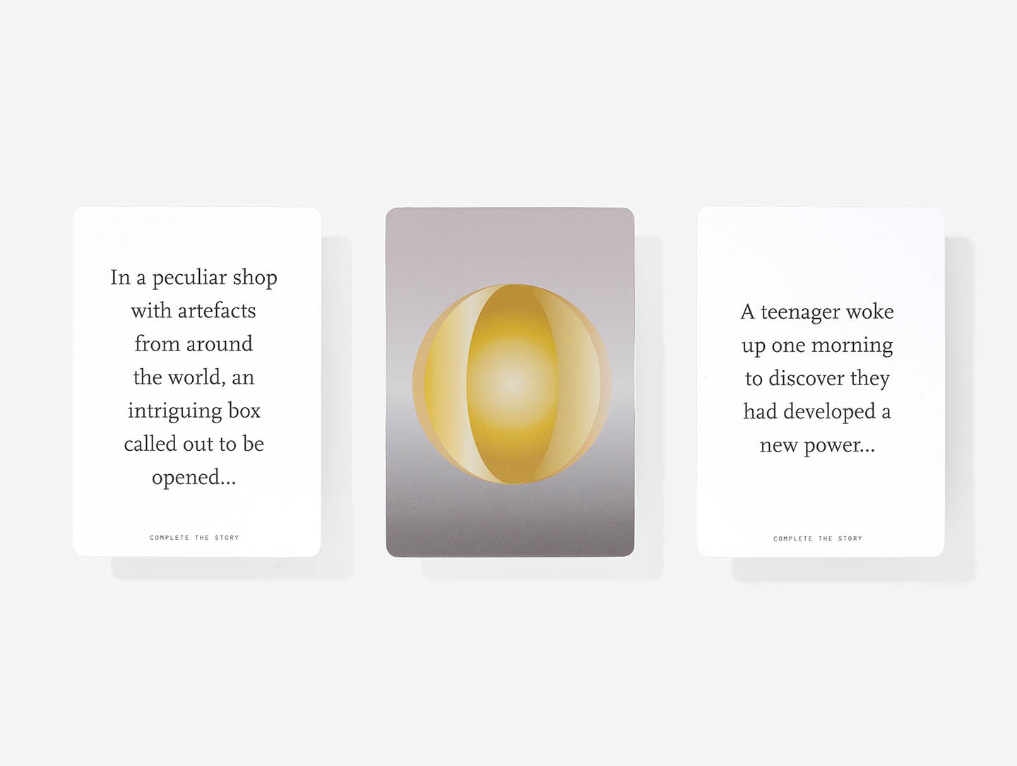 Kortelės. Complete The Story