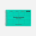 Planuotė. Dayfree Weekly Schedule