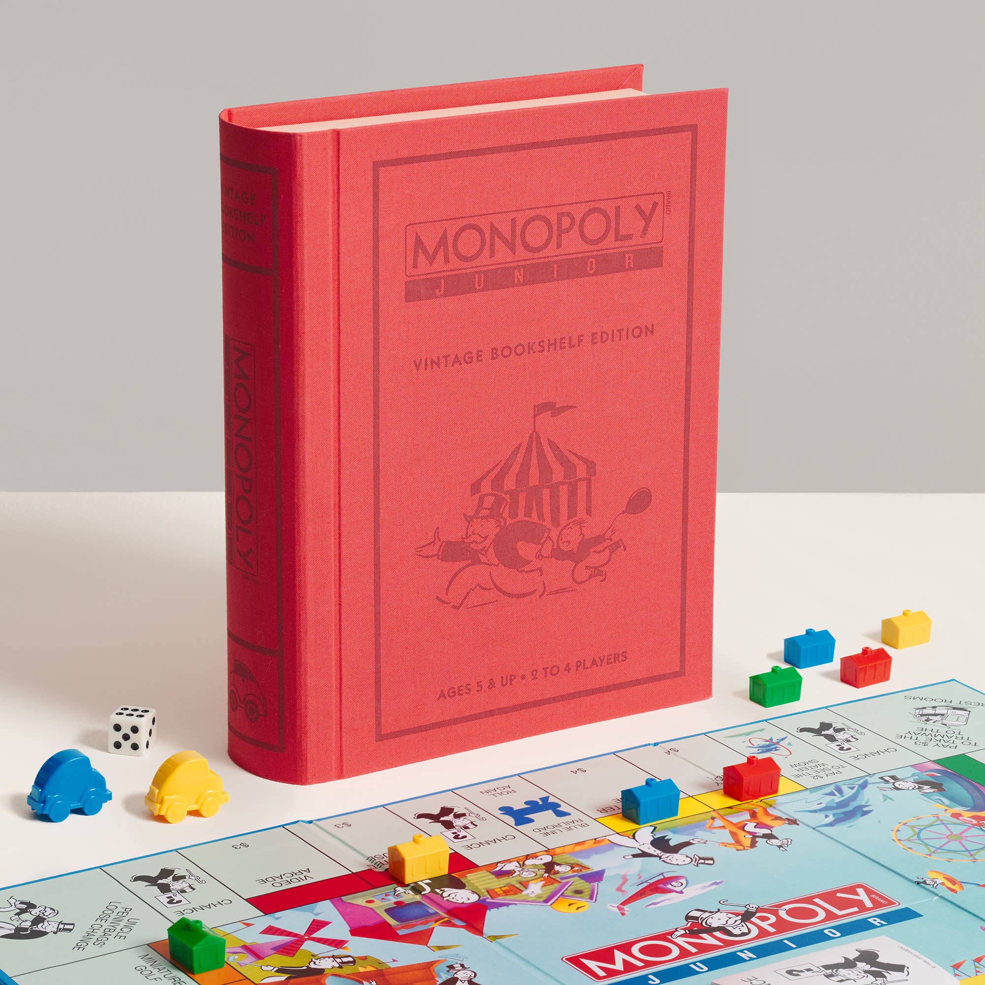 Stalo žaidimas. Monopoly Junior Vintage Bookshelf Edition