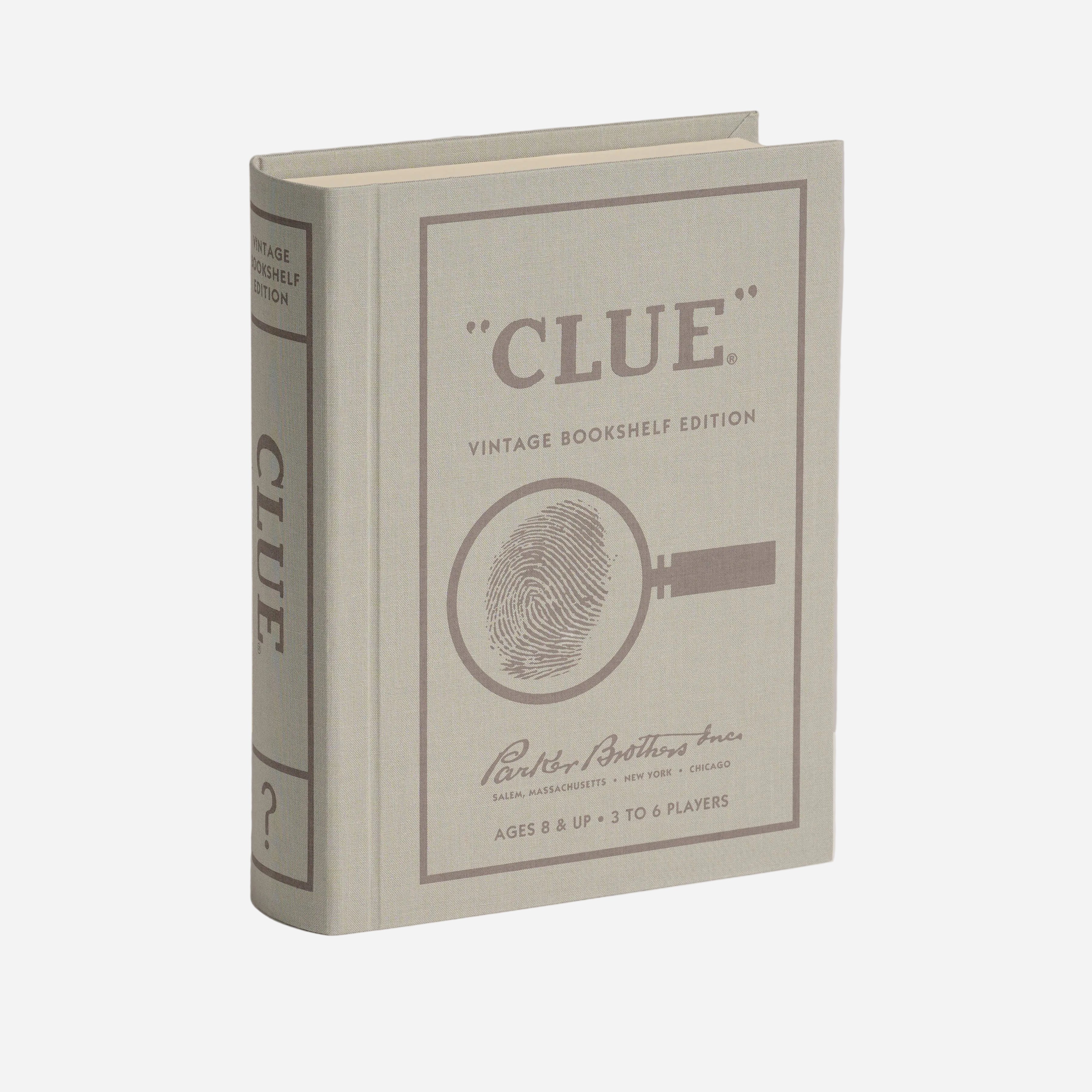 Stalo žaidimas. Clue Vintage Bookshelf Edition