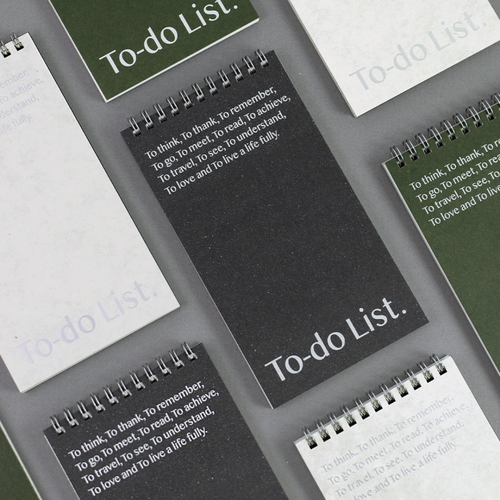 Užrašinė. Lists To Live By To-Do List [Green]