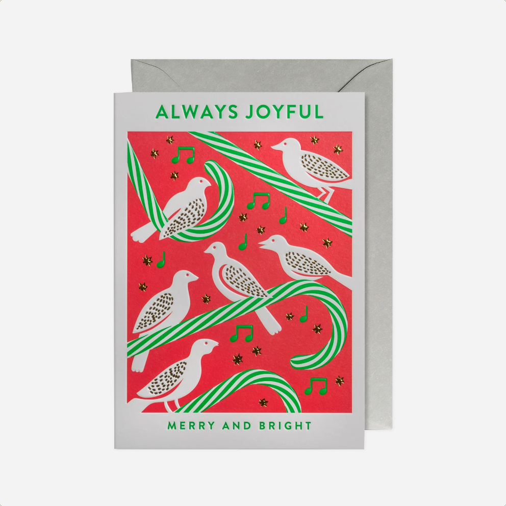 Atvirukas. Always Joyful Merry and Bright