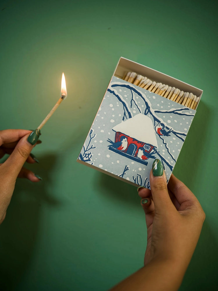 Degtukai. Winter Bird