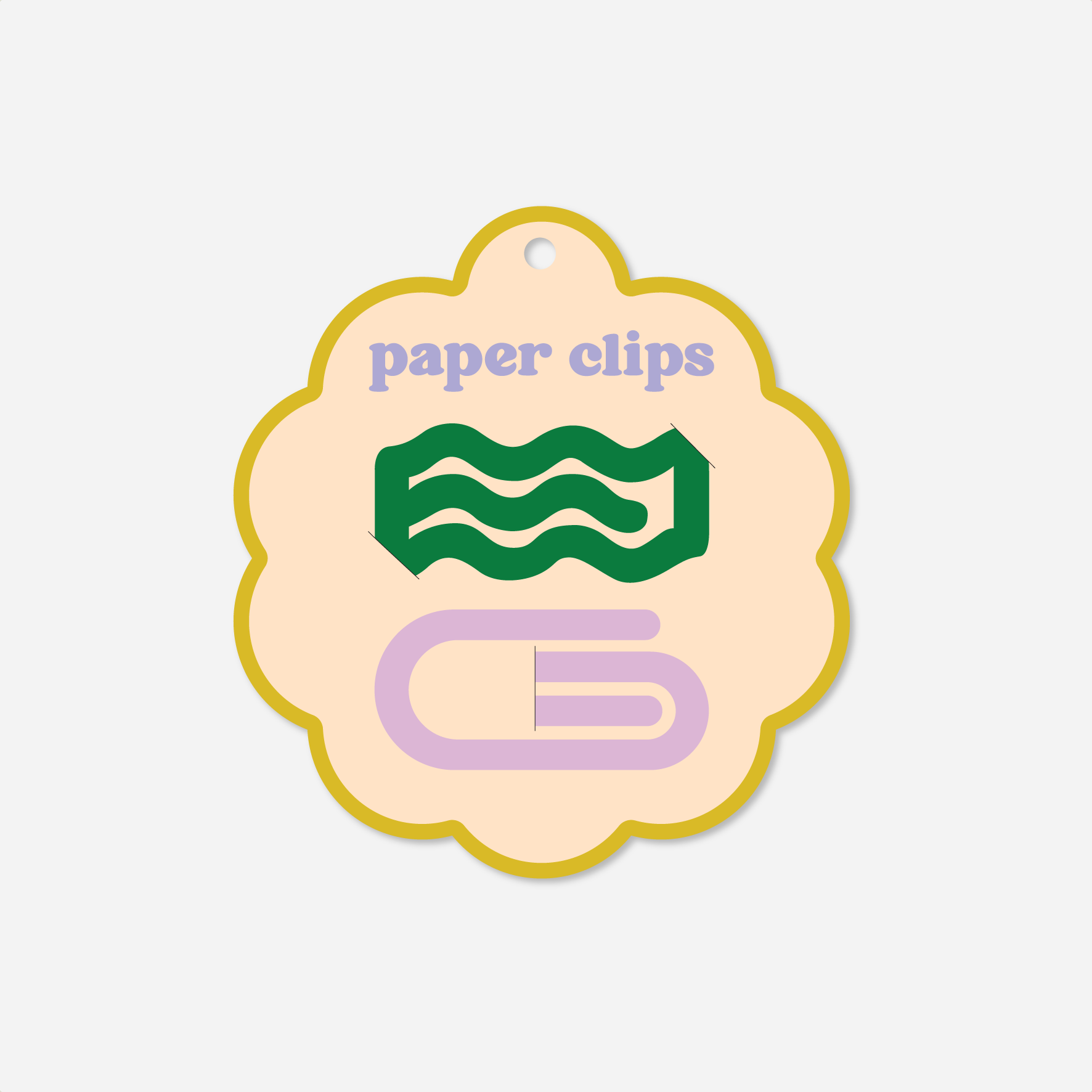 Segtukas. Paper Clips Bookmarks