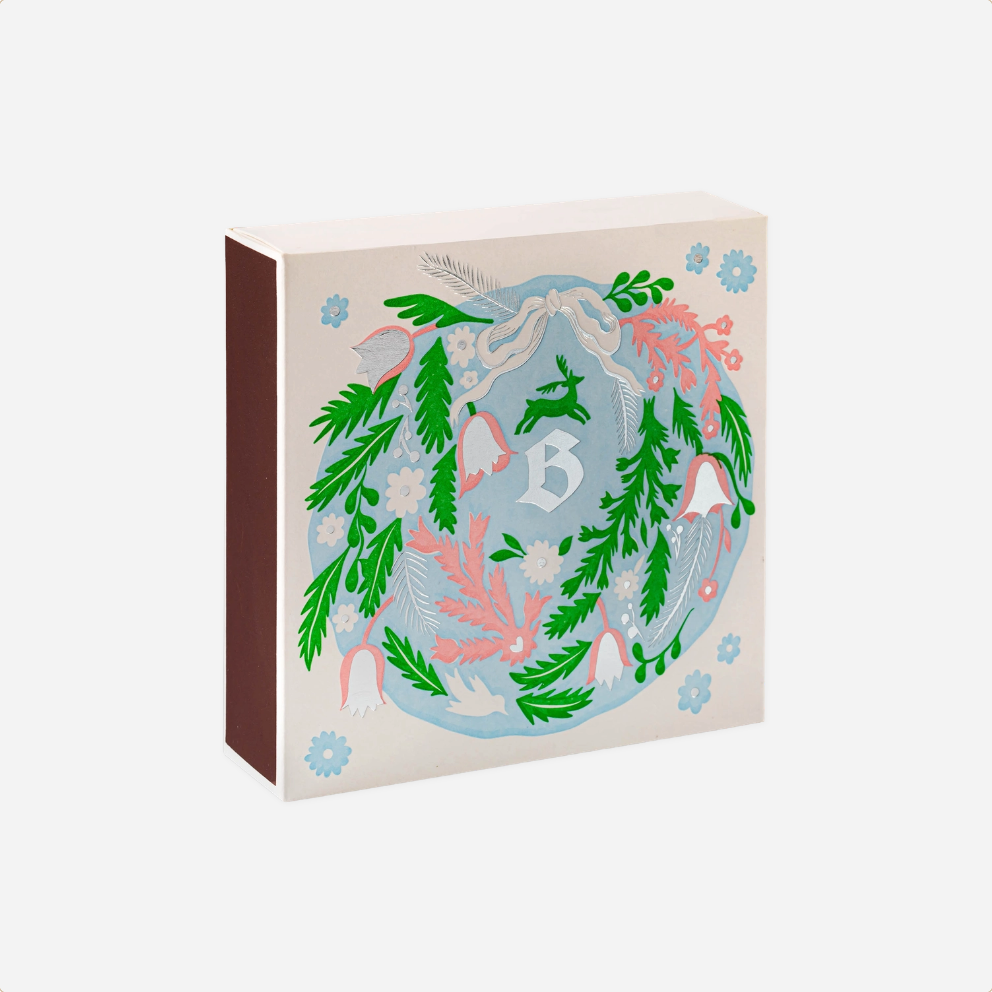 Degtukai. Festive Wreath