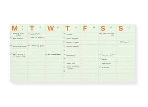 Užrašinė blokas. Notepad Large [Time-block]