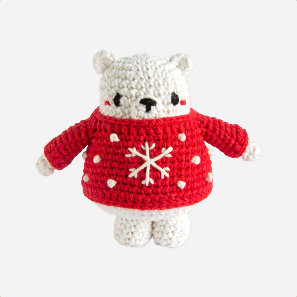 Nėrimo rinkinys. Winter Bear Yule
