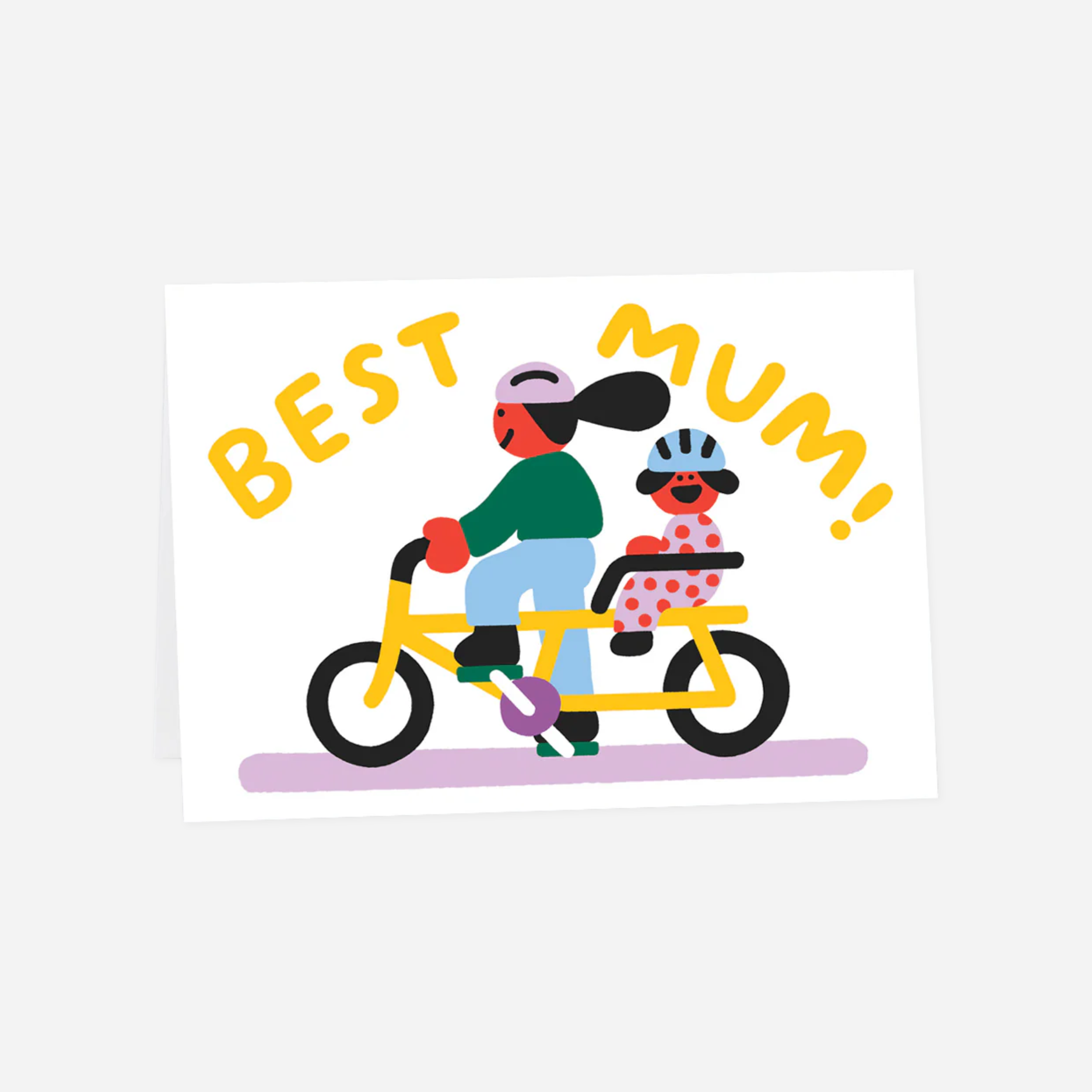 Atvirukas. Best Mum Bike Ride