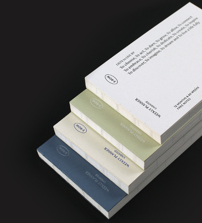 Planuotė. Lists To Live By Daily Weekly Light Planner