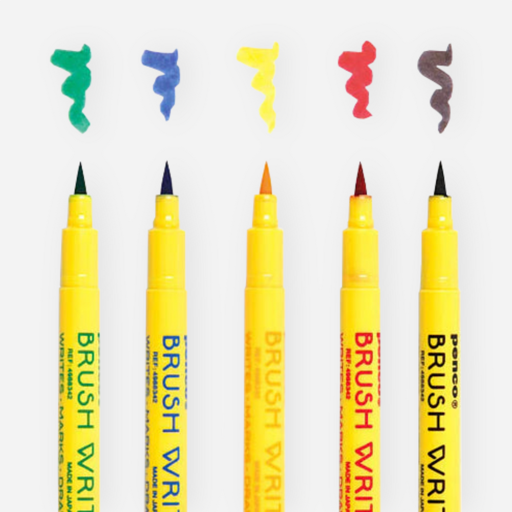 Teptukinis markeris. Brush Writer