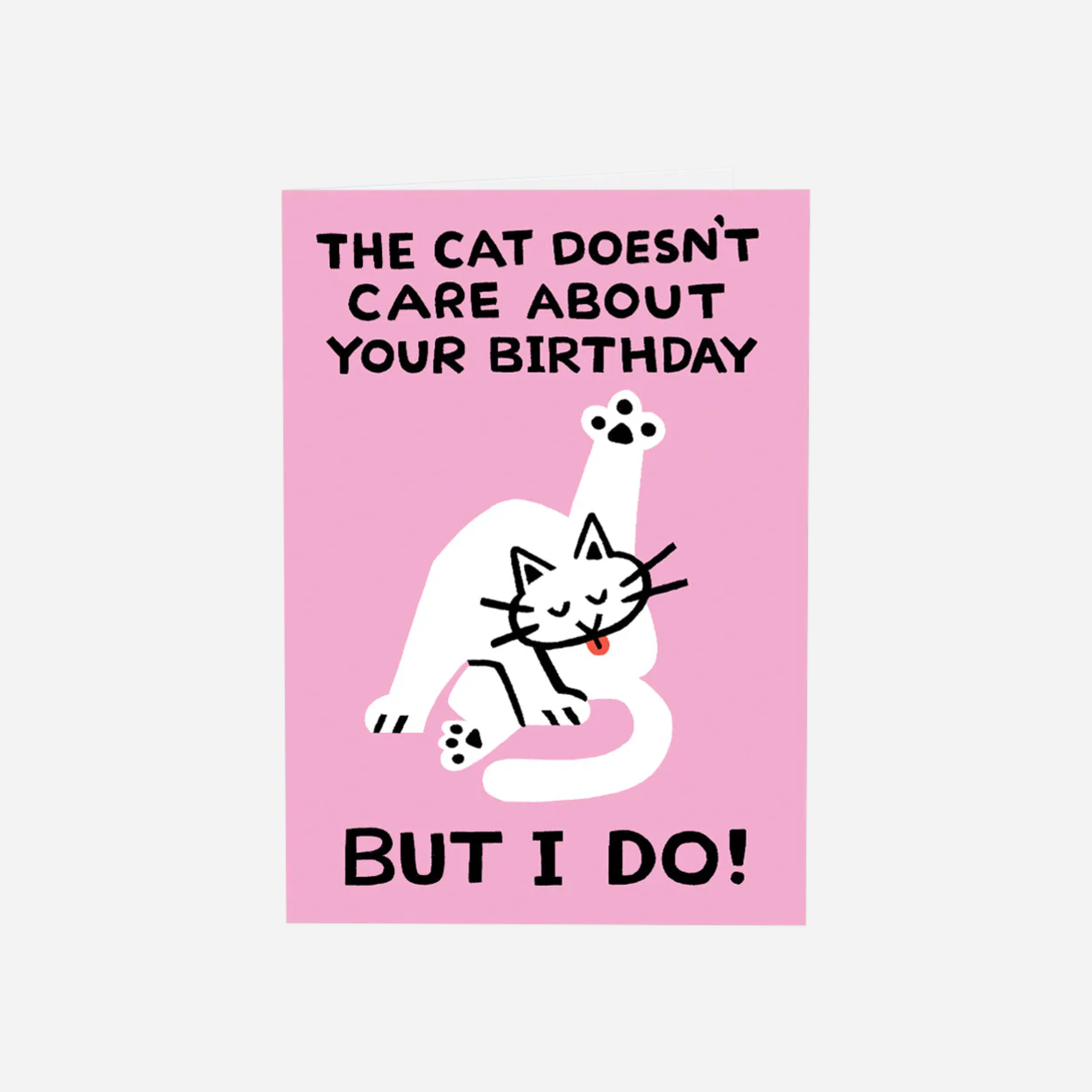 Atvirukas. The Cat Doesn't Care