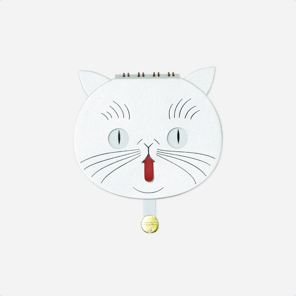 Užrašinė. Cat Ring Memo [White]