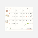 Sieninis kalendorius. Calendar Wall Hanging 2026 [Cat]