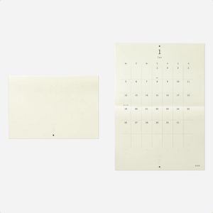 Sieninis kalendorius. MD Calendar Folded Wall-Hanging [A3] 2026
