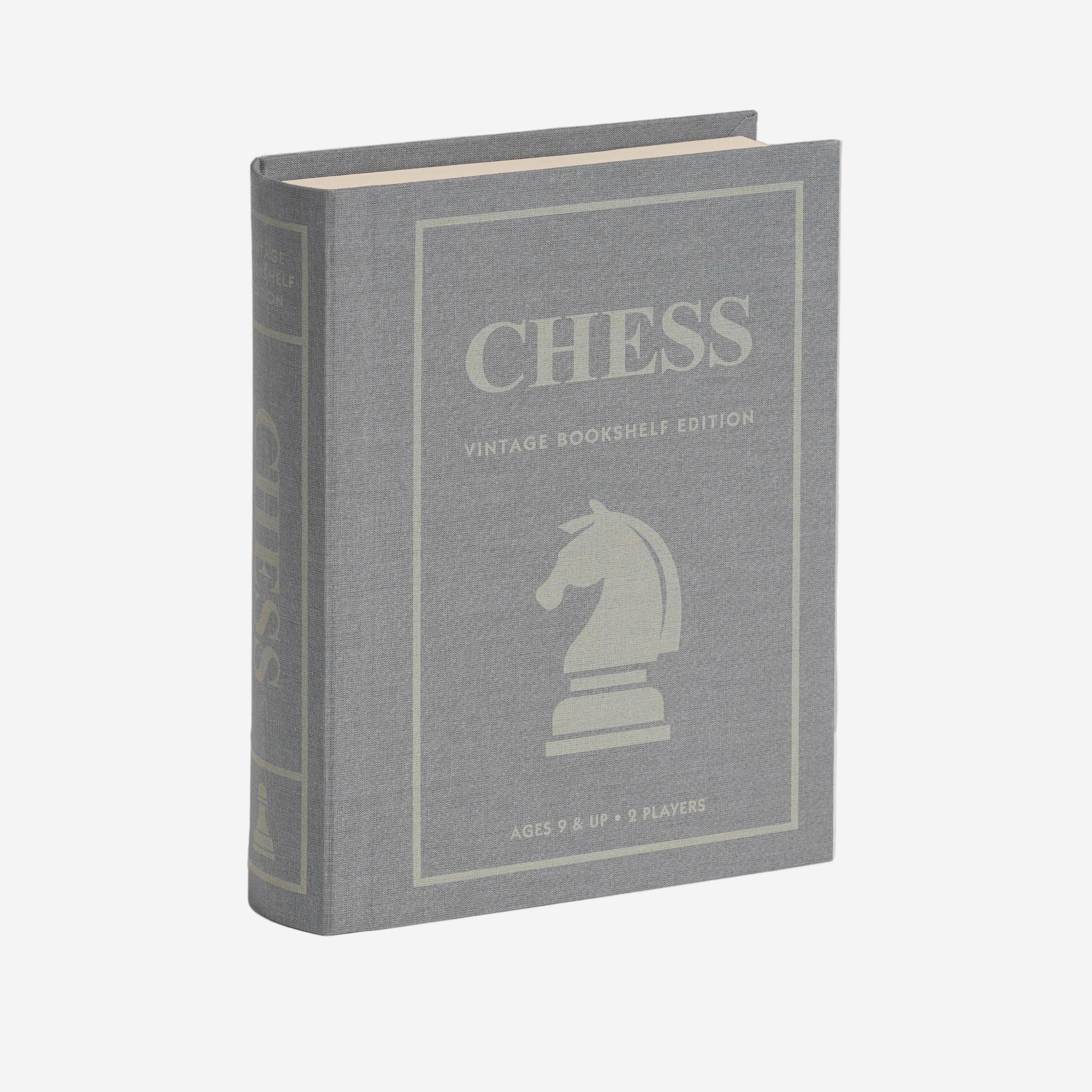 Stalo žaidimas. Chess Vintage Bookshelf Edition