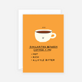 Atvirukas. Coffee Vs You