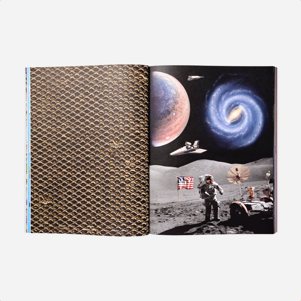 Knyga. Cut-out Curiosities Space, Science & Technology