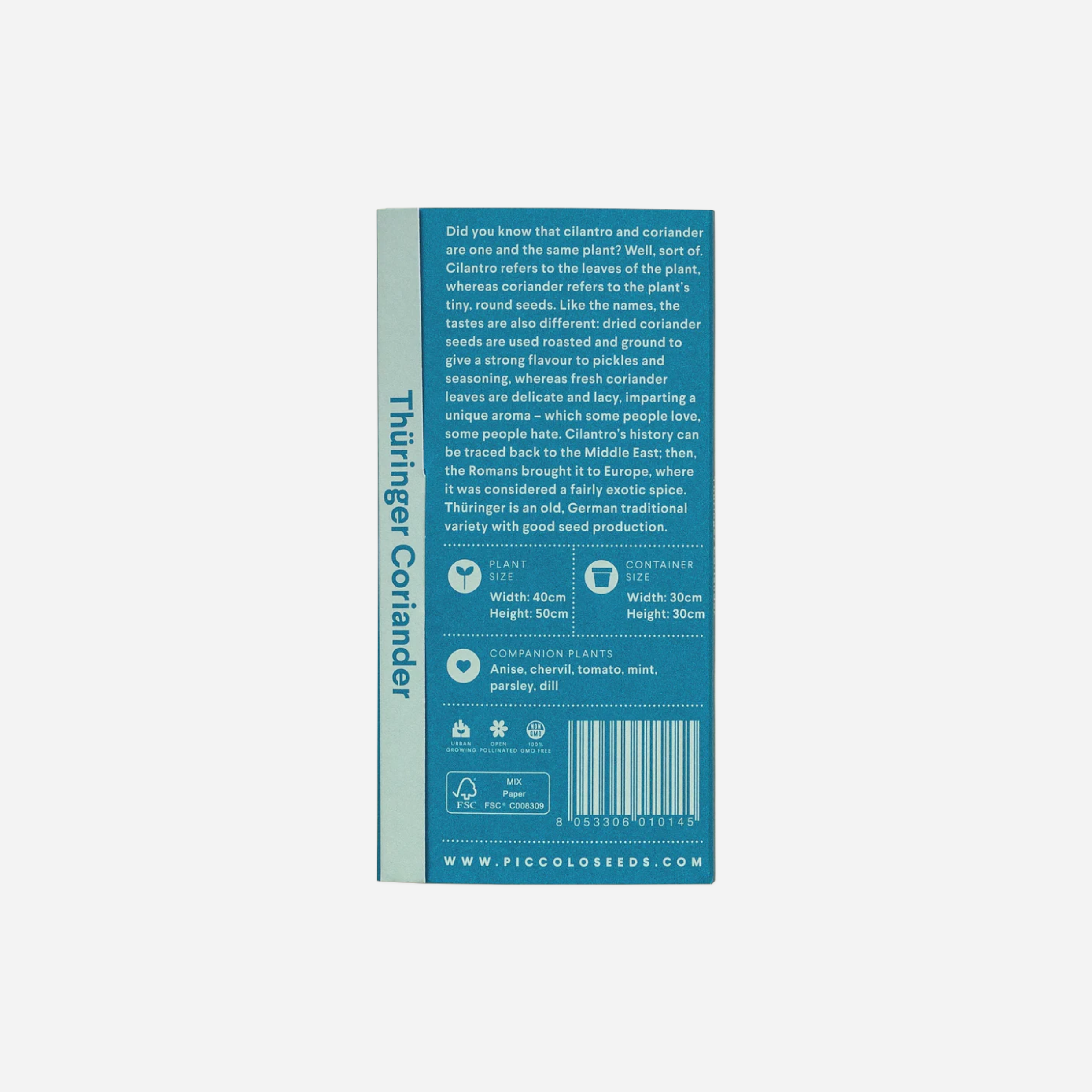 Prieskoninė žolelė. Kalendra [Coriander Thüringer]