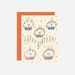 Atvirukas. Happy Birthday Cupcakes