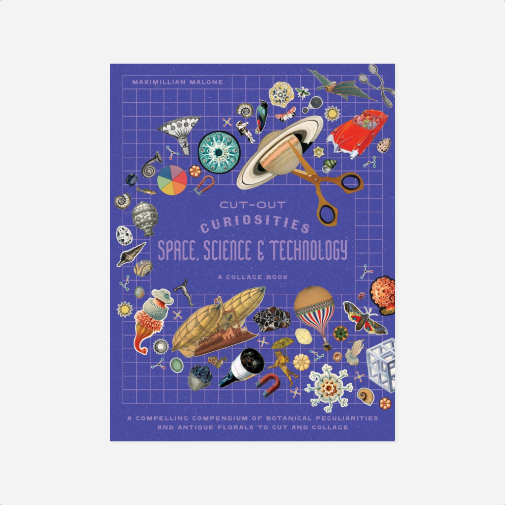 Knyga. Cut-out Curiosities Space, Science & Technology