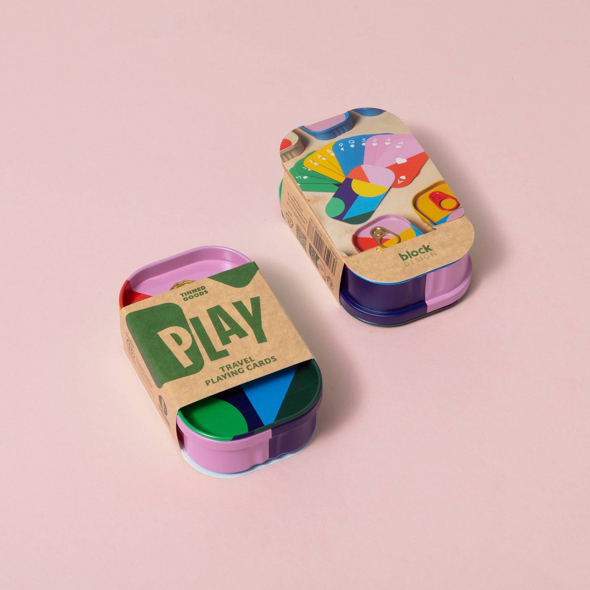 Kortos. Tinned Goods Playing Cards