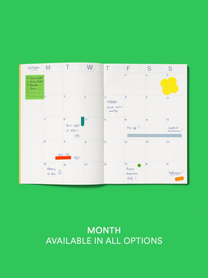 Planuotė. Undated Planner A5 [Lemon]