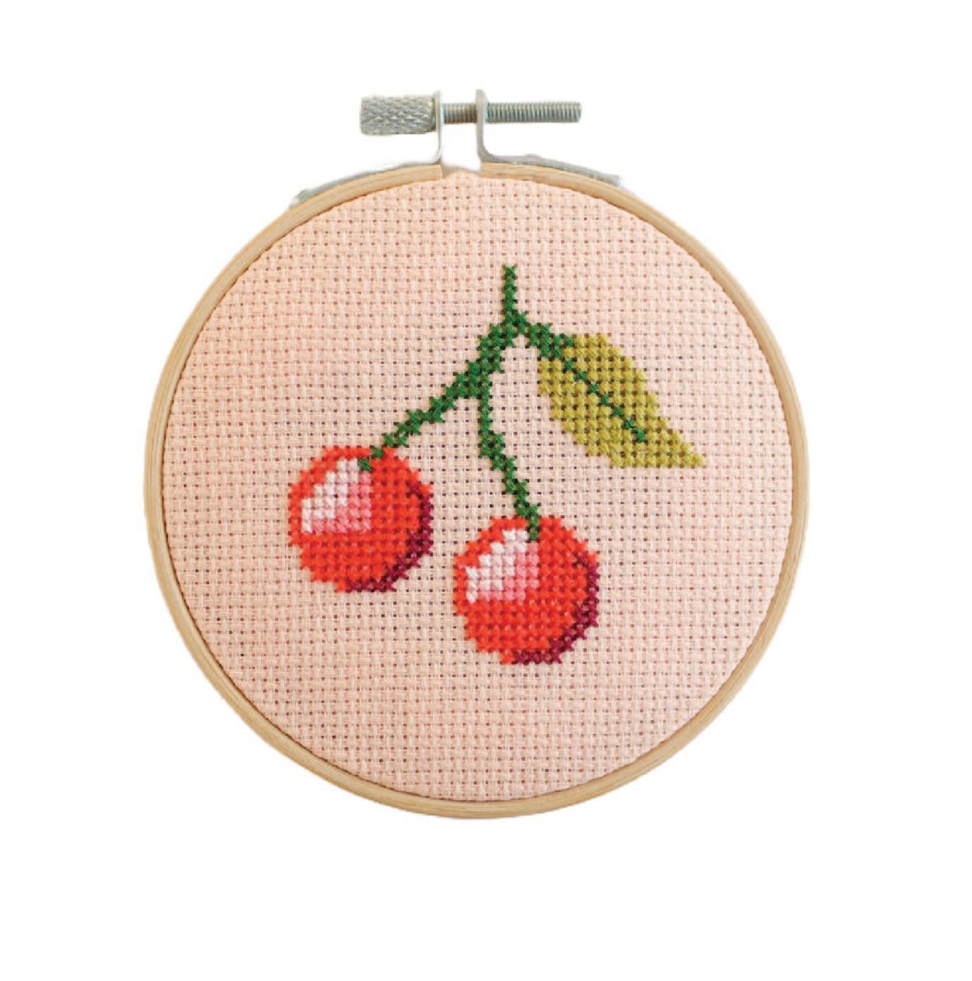 Siuvinėjimo rinkinys. Cherry Cross Stitch Kit