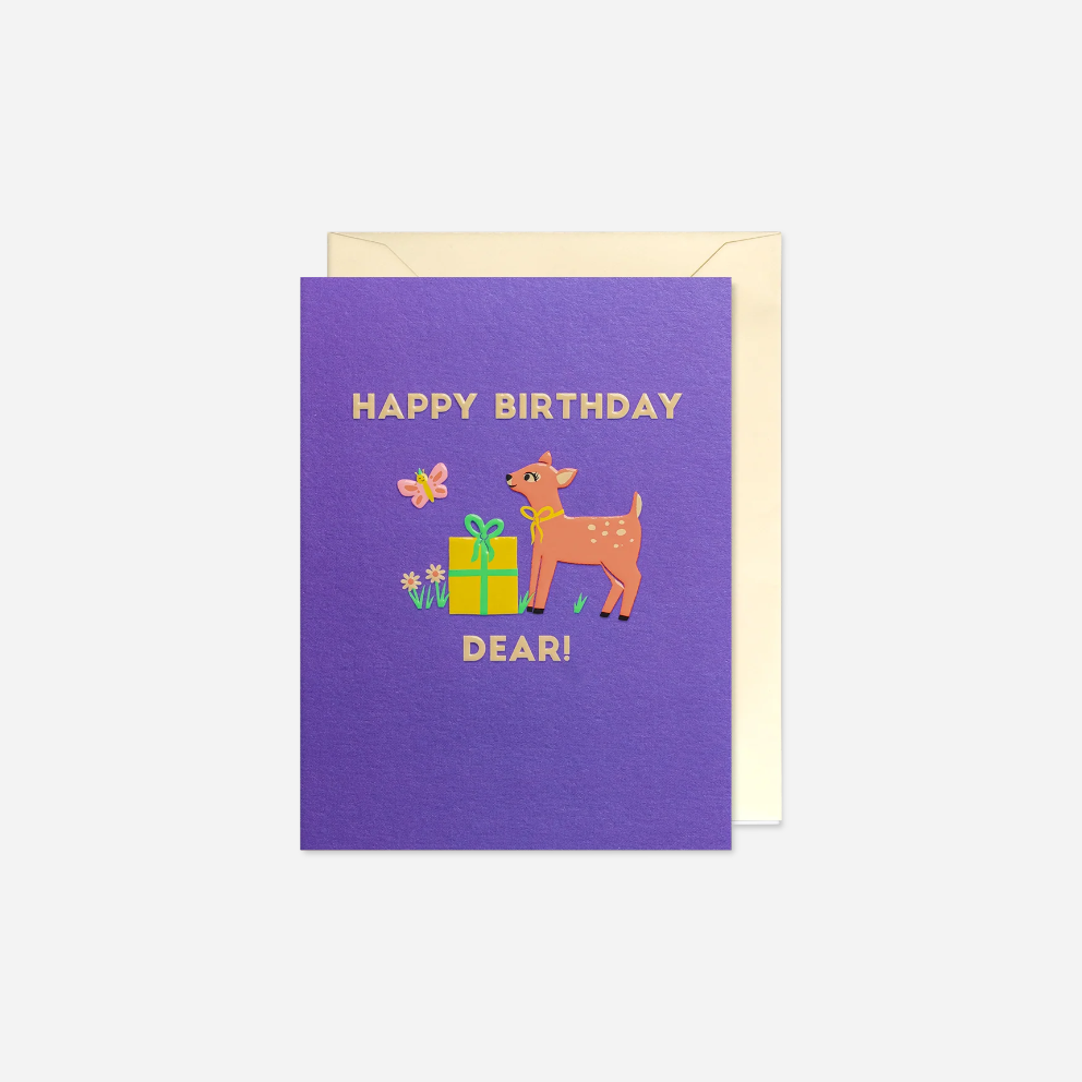 Atvirukas. Happy Birthday Dear