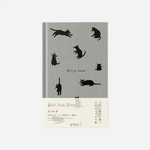 Kalendorinė planuotė. Book Style Diary 2026 Gray [Cat]