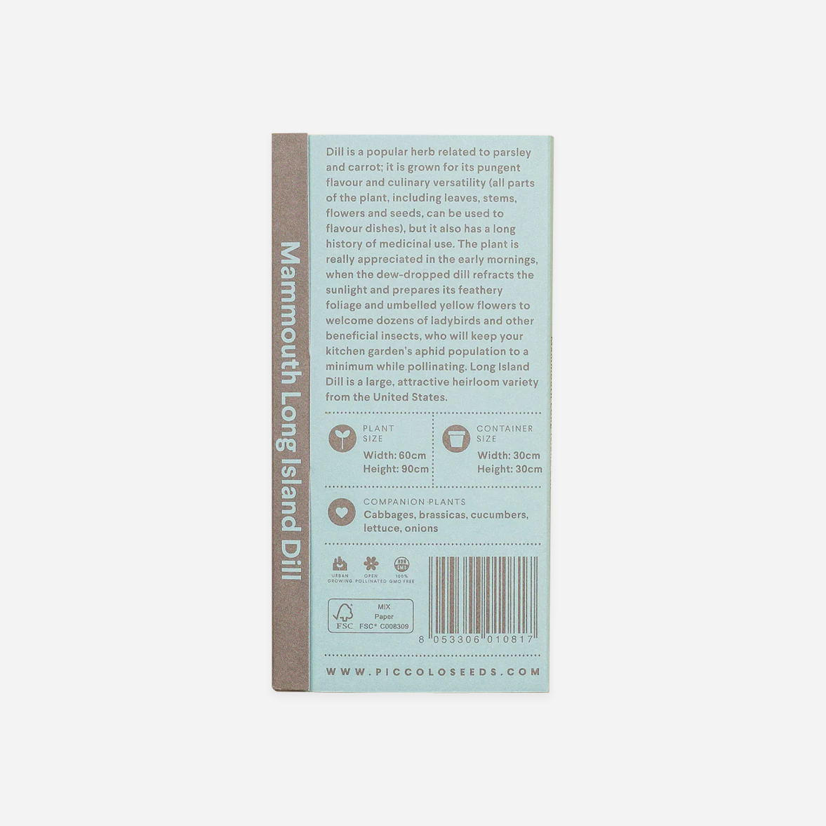 Prieskoninė žolelė. Krapai [Dill Mammouth Long Island]