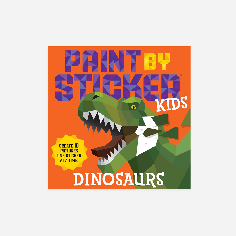 Užduočių knyga. Paint by Sticker Kids Dinosaurs