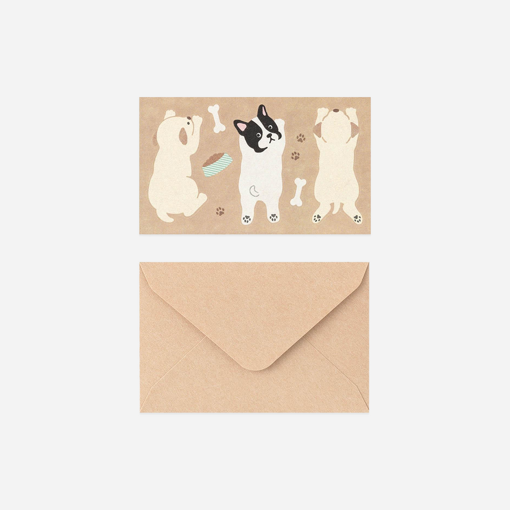 Laiškų rinkinys. Mini Letter Set with Stickers [Hungry Dog]