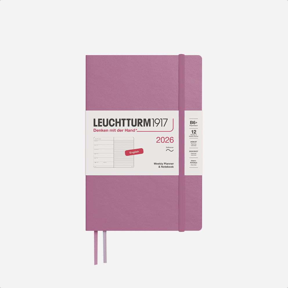 Kalendorinė planuotė. Savaitinė su užrašų lapu [B6+] 2026