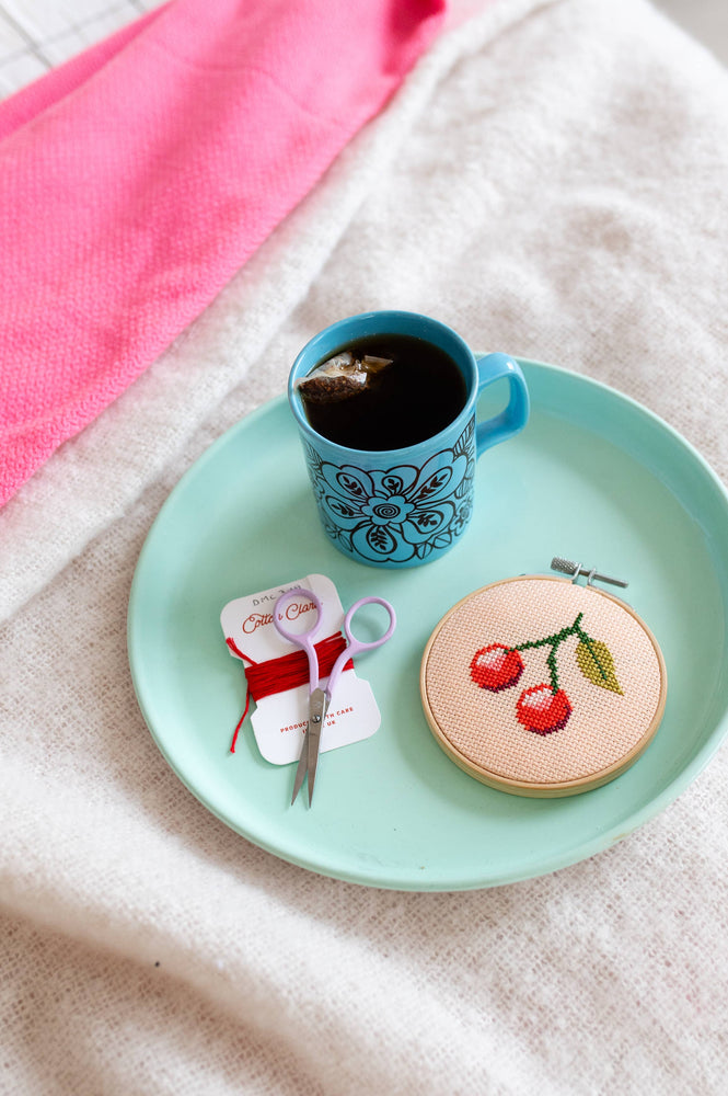 Siuvinėjimo rinkinys. Cherry Cross Stitch Kit