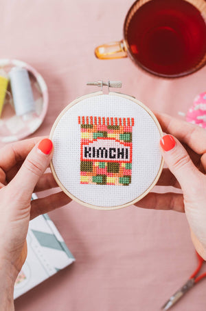 Siuvinėjimo rinkinys. Kimchi Cross Stitch Kit