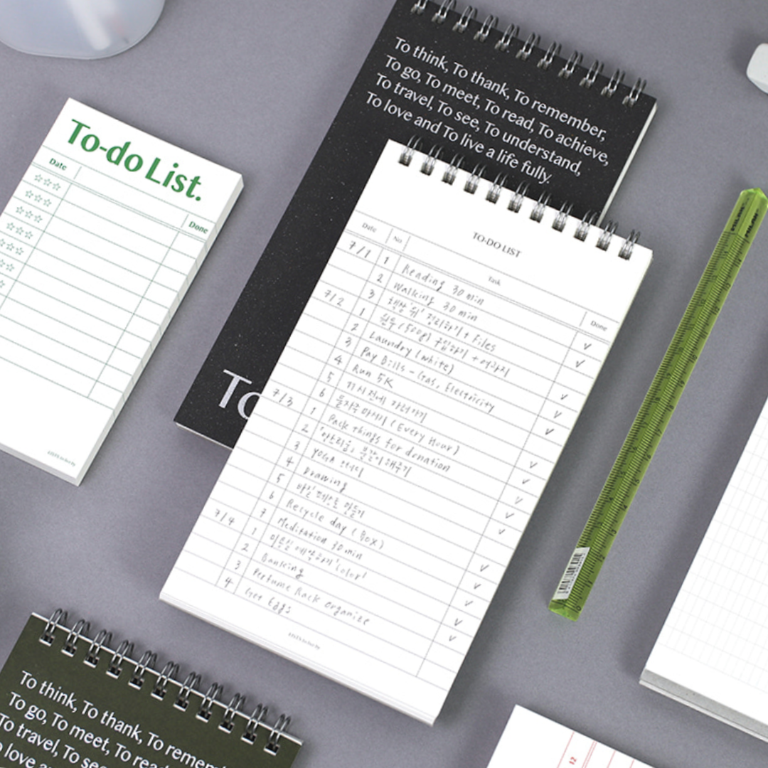 Užrašinė. Lists To Live By To-Do List [Green]