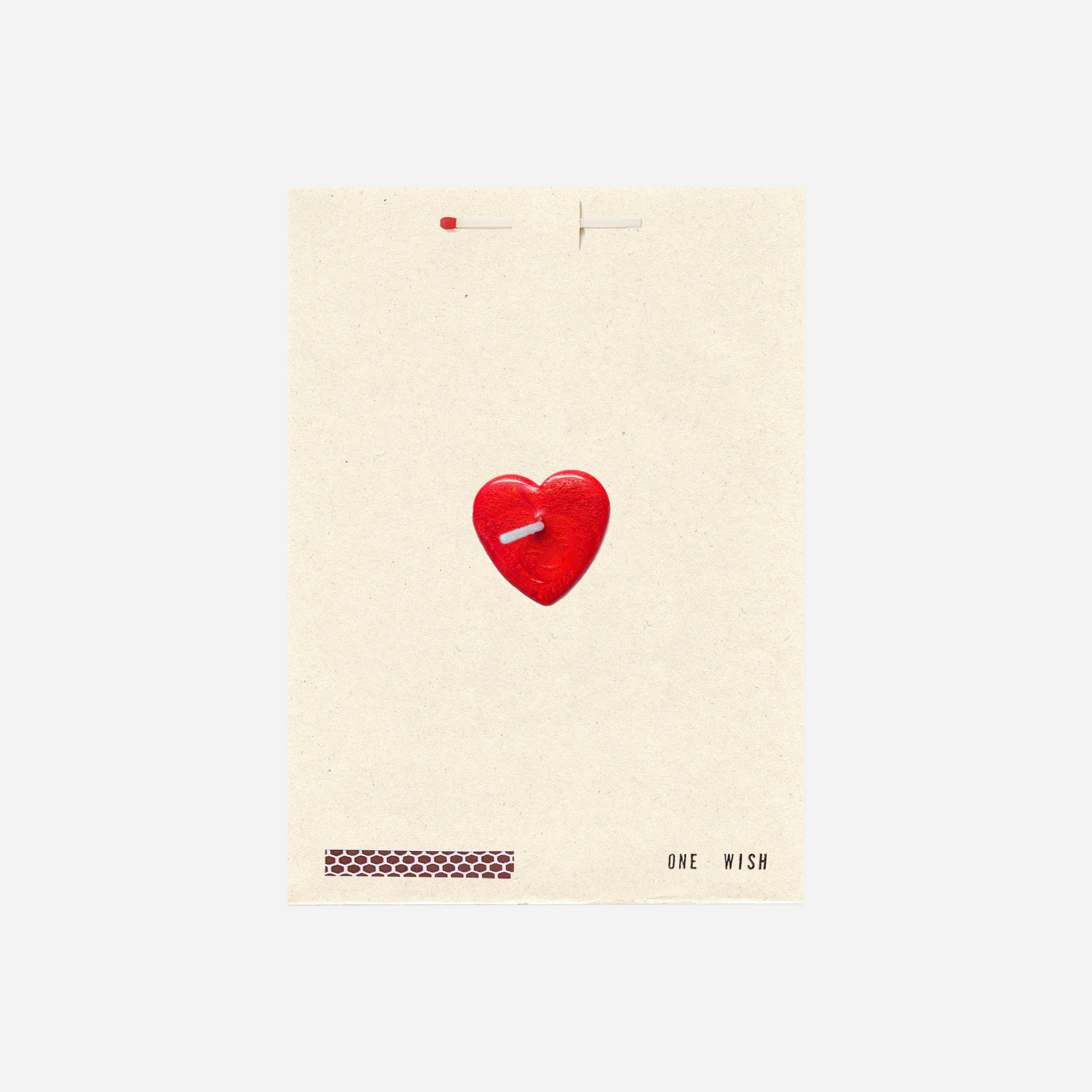 Atvirukas. One Wish [Red Heart]