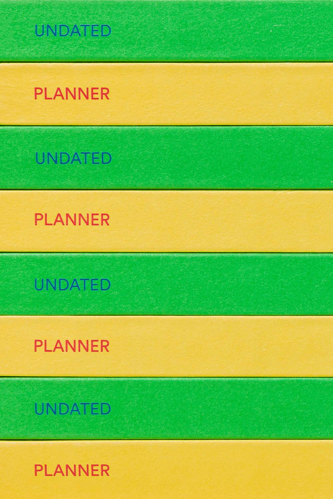 Planuotė. Undated Planner A5 [Lemon]