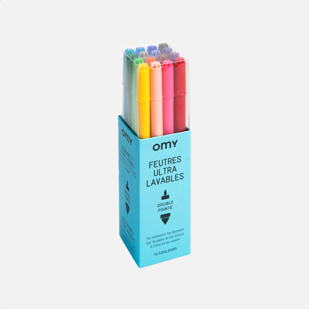 Flomasteriai. Ultra-Washable Markers