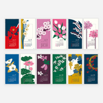 Sieninis kalendorius. Calendar Washi 2025 [Flower]