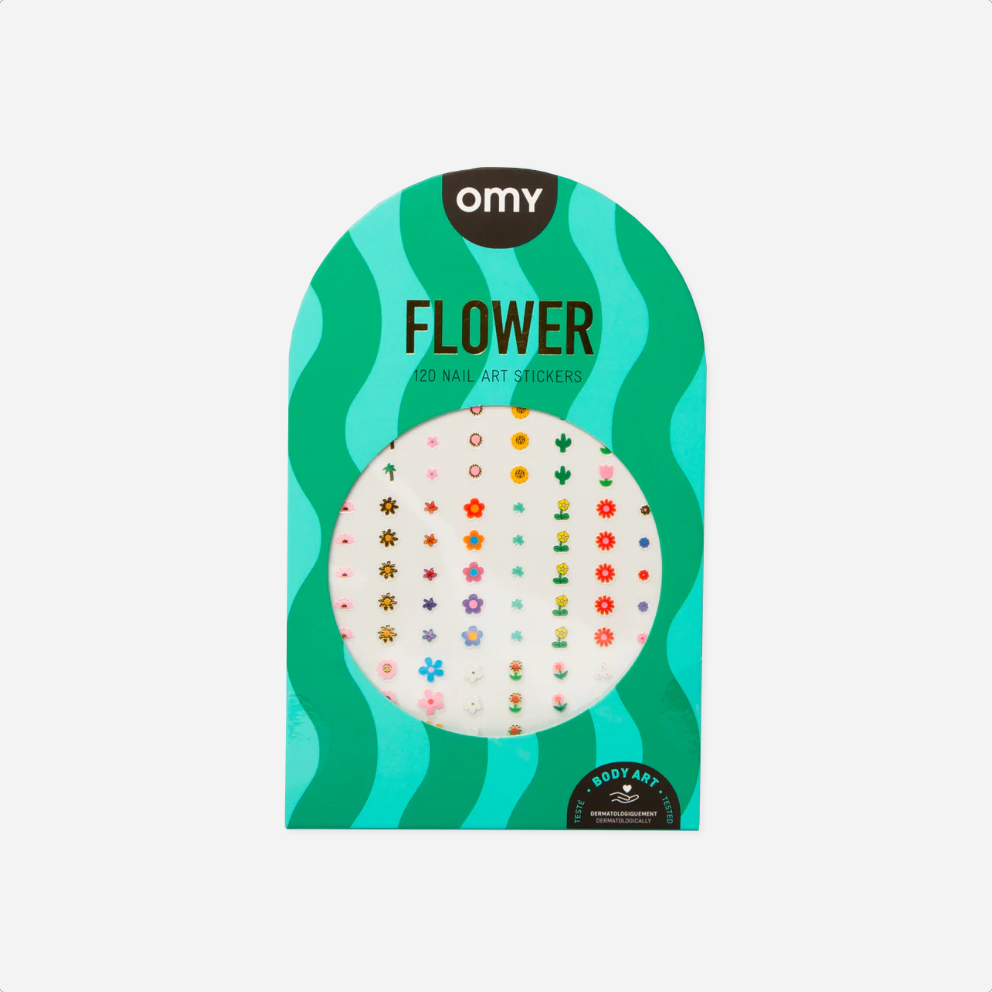Nagų lipdukai. Nail Art Flower
