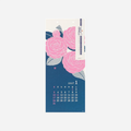 Kalendorius. Wall-Hanging Echizen Washi [S] 2027 [Flower]