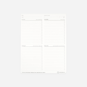 Planavimo blokas. Productivity Pad Focus [B5]