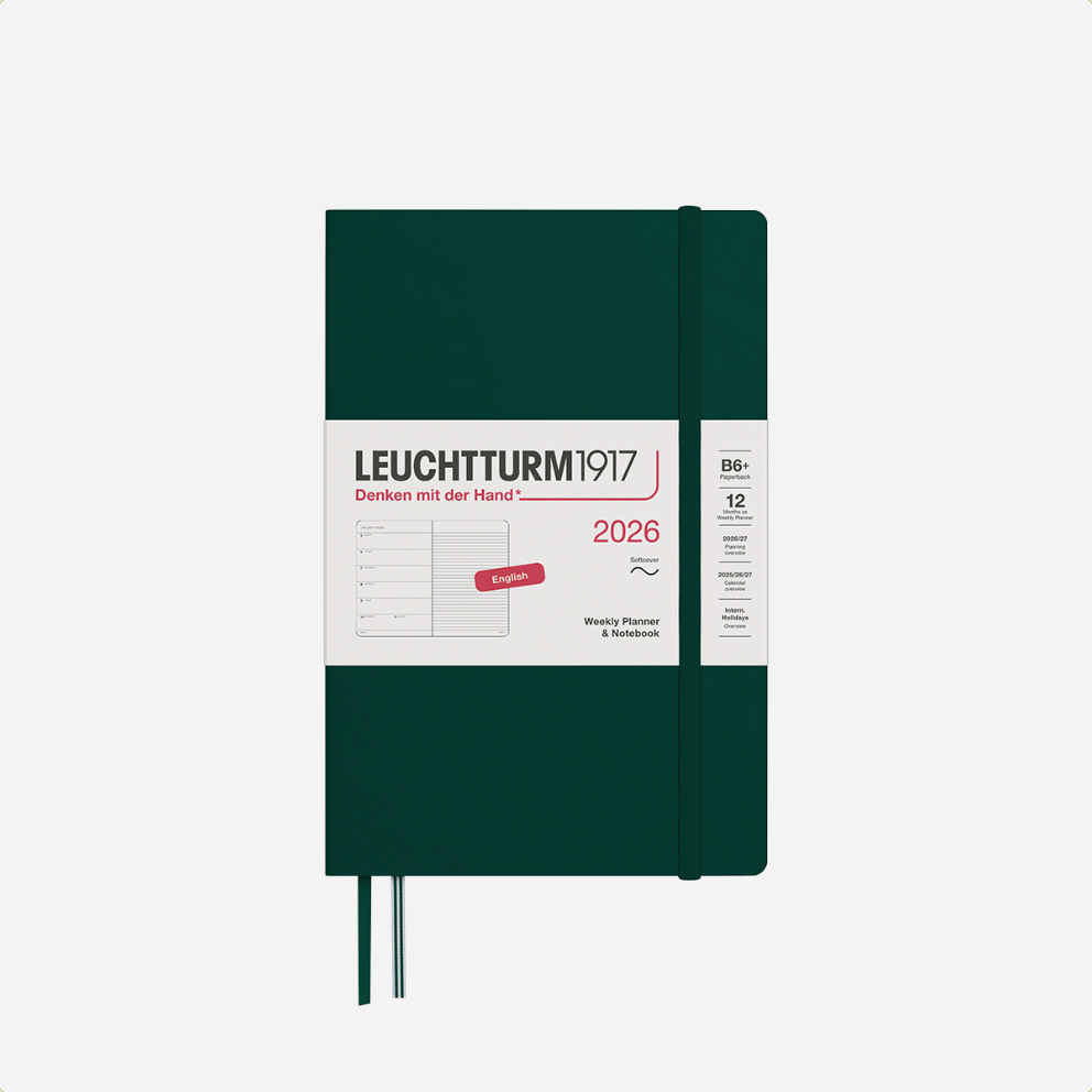 Kalendorinė planuotė. Savaitinė su užrašų lapu [B6+] 2026